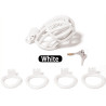 CockLock Cage de chasteté Netia 7.5 x 3.1cm Blanc